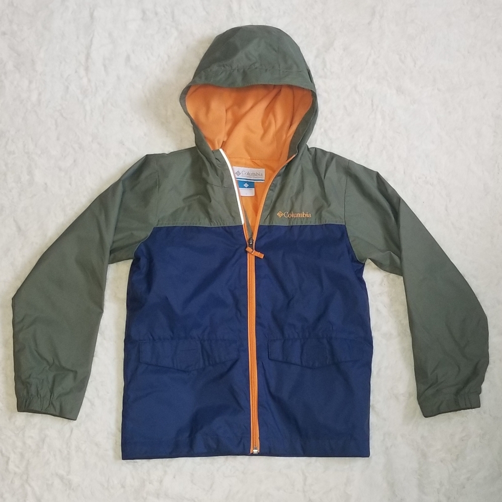 Columbia youth windbreaker rain coat